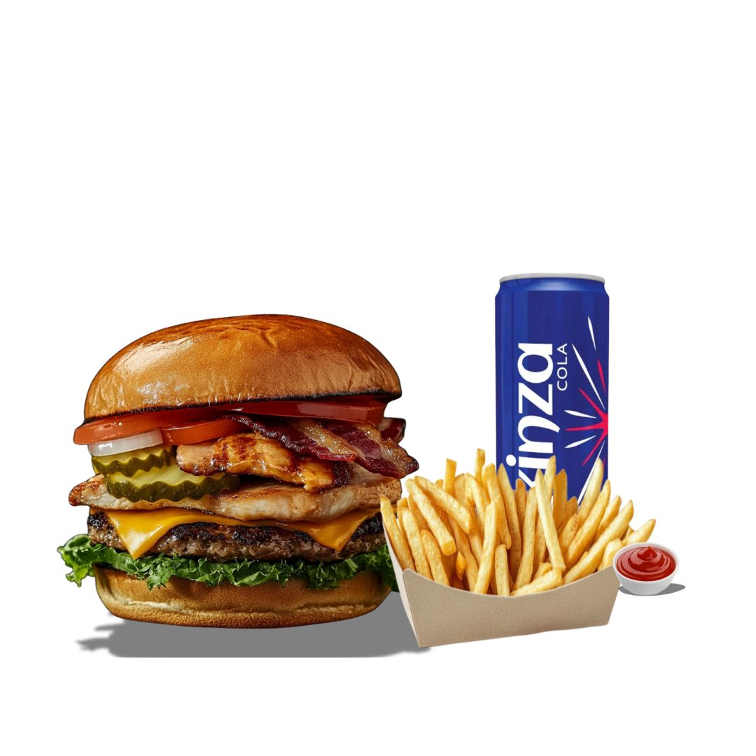 Angry What's Beef Burger A fiery experience for beef and chicken lovers What's Beef Restaurant