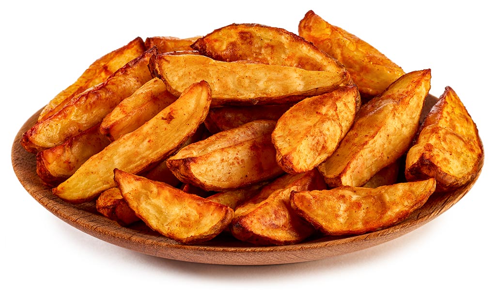 Quartiers de pommes de terre