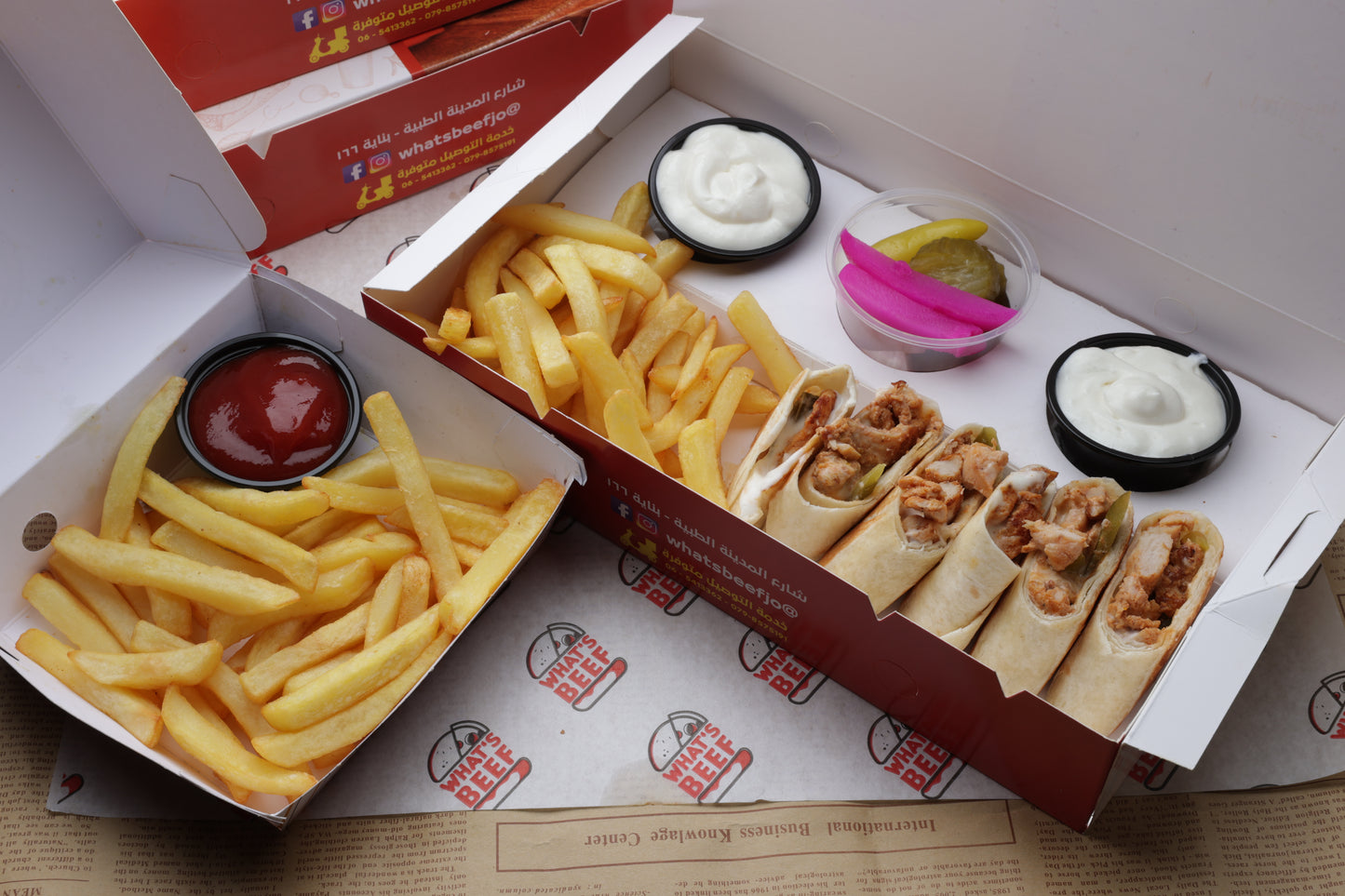Regular shawarma meal