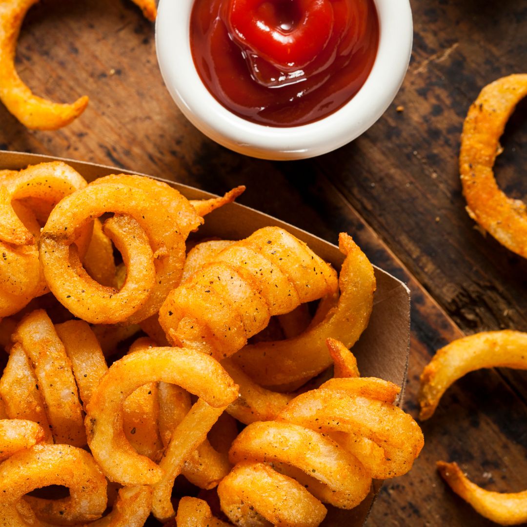 Pommes de terre frisées