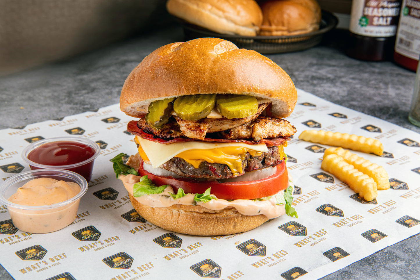 Angry What's Beef Burger