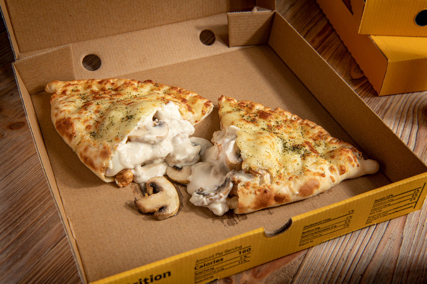Chicken Alfredo Calzone